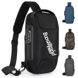 Anti-Theft Crossbody Sling Bag with Lock