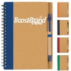 Eco Spiral Notebook with Pen