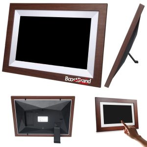 10" Digital Photo Frame with Wooden Frame