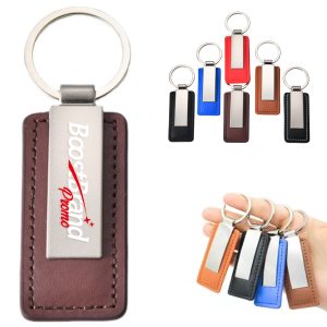 Personalized Car Leather Keychain