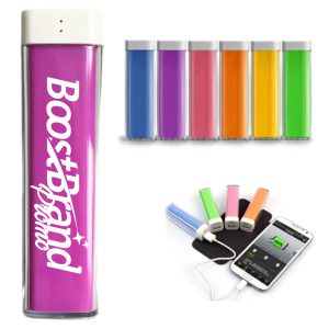 Portable Lipstick Power Bank 2600mAh with USB Ports