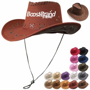 Western Cowboy Sun Hat with Wide Brim