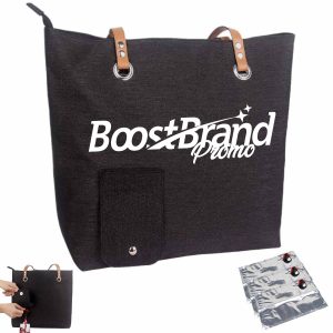 Portable Beach Wine Tote Bag with Insulated Cooler