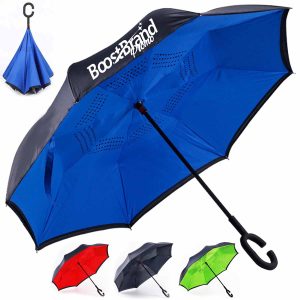 C-Shaped Handle Inverted Umbrella