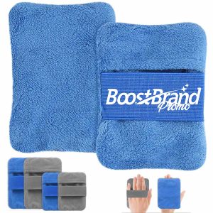 Plush Microfiber Beach Sand Remover Mitt With Hand Strap