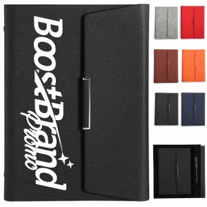 A5 Refillable Leather Notebook with Binder