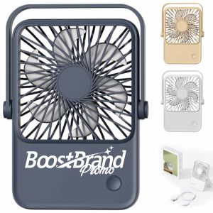 Portable Desk Mini Fan with Powerful Airflow