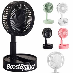 Portable USB Desk Fan with Foldable Stand