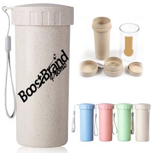 Eco-Friendly Wheat Straw Travel Cup