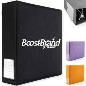 Durable 3-Ring Binder with Fabric Cover