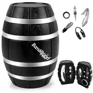 Wine Barrel Corkscrew Gift Set