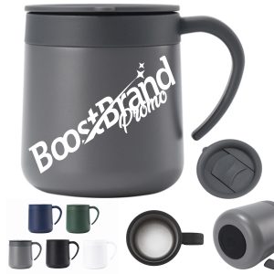 Stainless Steel Insulated Coffee Mug with Handle