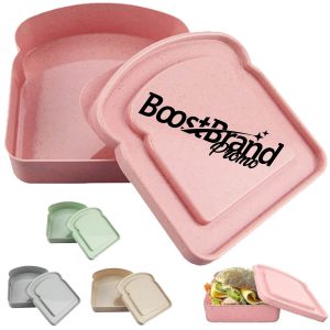 Reusable Wheat Straw Sandwich Box Container