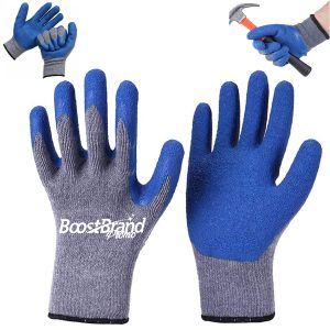 Safety Textured Latex Coated Work Gloves