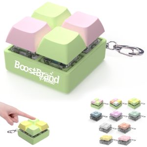 4-Key Mechanical Keyboard Switch Tester Keychain