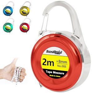 Carabiner Clip Tape Measure Keyring