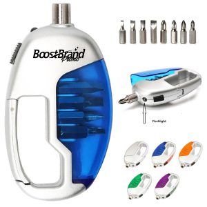 Multi-Bit Screwdriver Tool Kit with LED Light