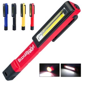 Mini COB Penlight Flashlight with Clip