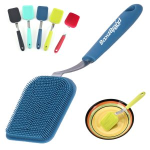 Durable Silicone Scrubber with Handle