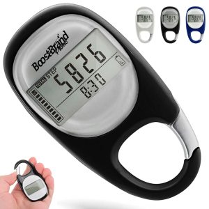 Digital Step Counter Pedometer with Clip