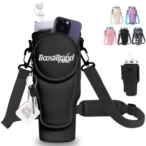 Insulated Water Bottle Carrier with Strap