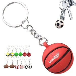 Assorted Sports Ball Keychains