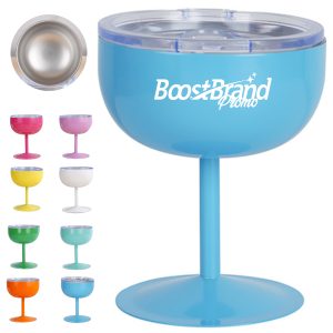 5Oz. Colorful Reusable Stemmed Plastic Cups