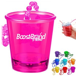 Colorful Beaded Necklace Mini Cups