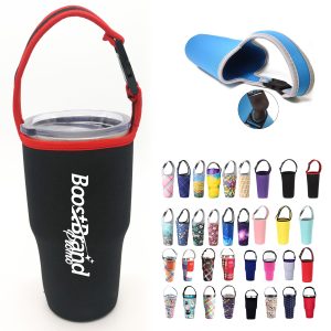 Neoprene Insulated Tumbler Sleeve with Handle