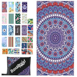 Sports Printed Microfiber Beach Towel Quick Dry