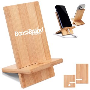 Eco-Friendly Bamboo Phone Stand