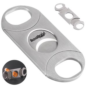 Stainless Steel Double Blade Cigar Cutter