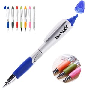 2-in-1 Ballpoint Pen and Highlighter