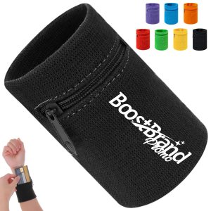 Zippered Athletic Wristband Wallet
