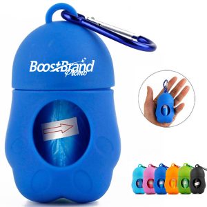 Portable Pet Waste Bag Dispenser with Carabiner