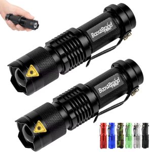 Compact LED Zoom Flashlight for Outdoor