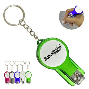Multi-Function Nail Clipper Keychain