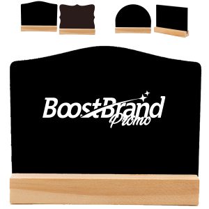 Wooden Double-Sided Chalkboard Sign with Stand