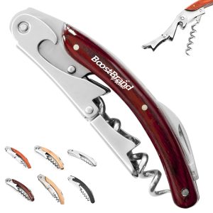 Professional Waiter's Corkscrew with Wood Handle