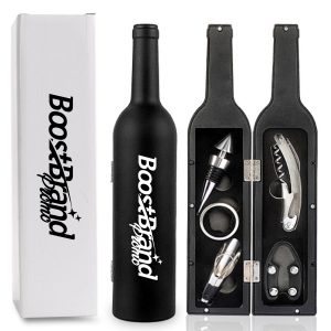 Wine Bottle Shaped Wine Accessory Gift Set