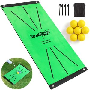 Portable Golf Putting Practice Mat Set