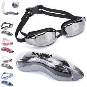 Anti-Fog UV Protection Swimming Goggles with Case