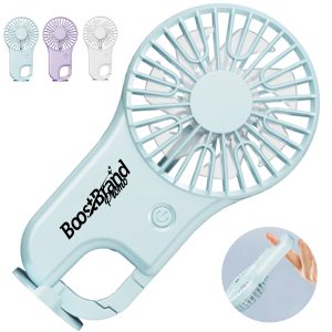 Portable USB Rechargeable Clip-On Mini Fan