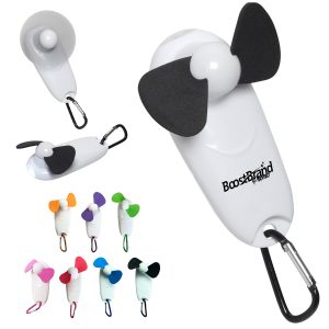 Compact Portable Fan with Carabiner Clip