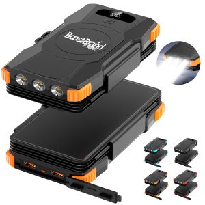 Portable Car Jump Starter & Power Bank with LED Light