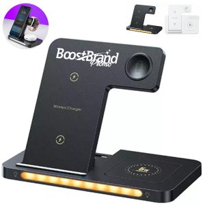 3-in-1 Wireless Charging Station with Ambient Light