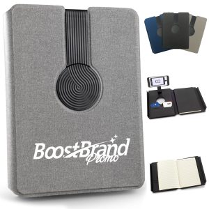 Executive Smart Notebook with Wireless Charger & Light