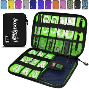 Compact Travel Electronics Organizer Pouch