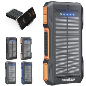 Portable Solar Power Bank with Stand