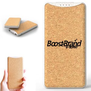 10000Ma Eco-Friendly Cork Finish Solar Power Bank